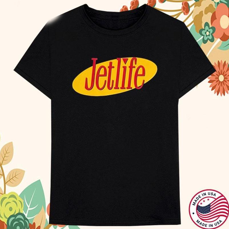 Currensy Spitta Wearing Jet Life Seinfeld T-shirt size S-5XL S