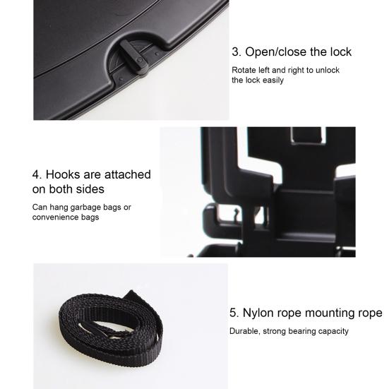 Premium Car Dining Plate Hanger Design Compact Multifunctional