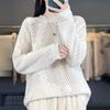 Women Sweater 100% Wool MODERN NEW SAGA O-neck Knit Pullover Thick Winter Jumpers Female Knit Tops