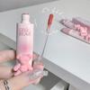 GEGE BEAR Tender Lip Glaze Lip Gloss Small Pink Bear Velvet Smooth Non-Drying Lipstick