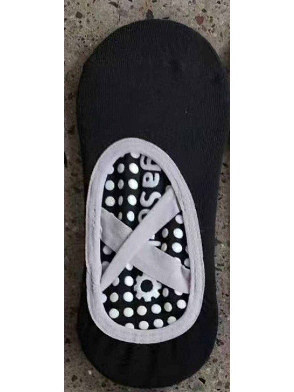 

Женские нескользящие носки для йоги и пилатеса для занятий фитнесом и танцами в помещении Plain Foot Cross Yoga Socks