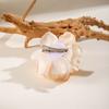 Colored Camellia Rose Fabric Broken Hair Duck Bill Clip Korean Flower Bangs Clip Photo Hair Accessories Woman