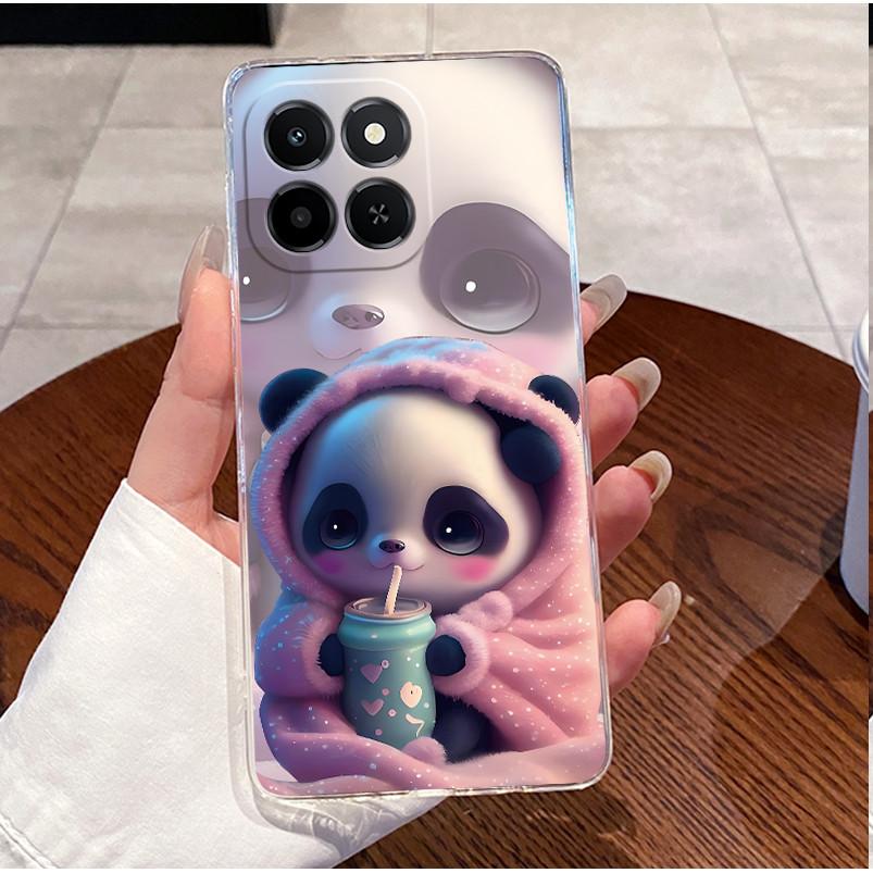 For Honor X6c Case NIC-LX2 Clear Luxury Cute Love Rabbit Funny TPU Soft Silicone Phone Case Honor X6c Back Cover NIC-LX1 NIC-LX3