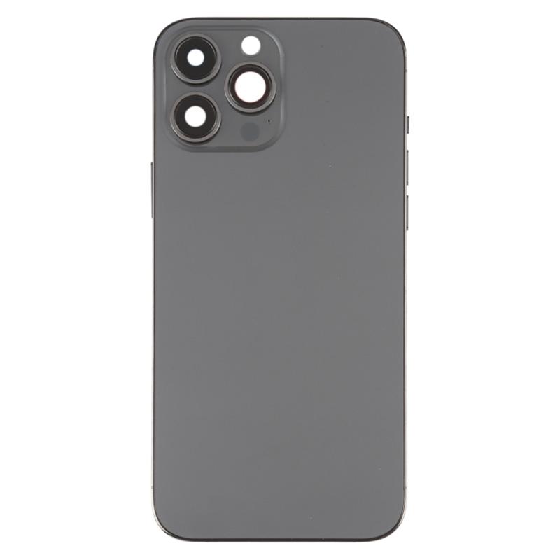 

For iPhone 13 Pro Max 6.7 inch Back Housing Cover Repair Kit (with Side Keys+Card Tray+Power+Volume Flex Cable+Wireless Charging Module) Silver