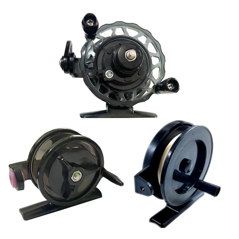 Bobine Portatili per Linea da Pesca su Ghiaccio Invernale Bobine da Pesca su Ghiaccio Invernale Attrezzatura Ruota da Lancio Attrezzo per Pesca Facile da Usare