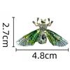 New Fairy Pink Bee Brooch High-end Transparent Wings Fashion Trend Animal Accessories Pin