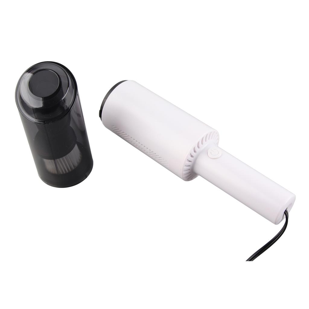 Handheld Vacuum Cleaner Strong Suction Large Power Portable Small Dust Cleaner for Home Car White