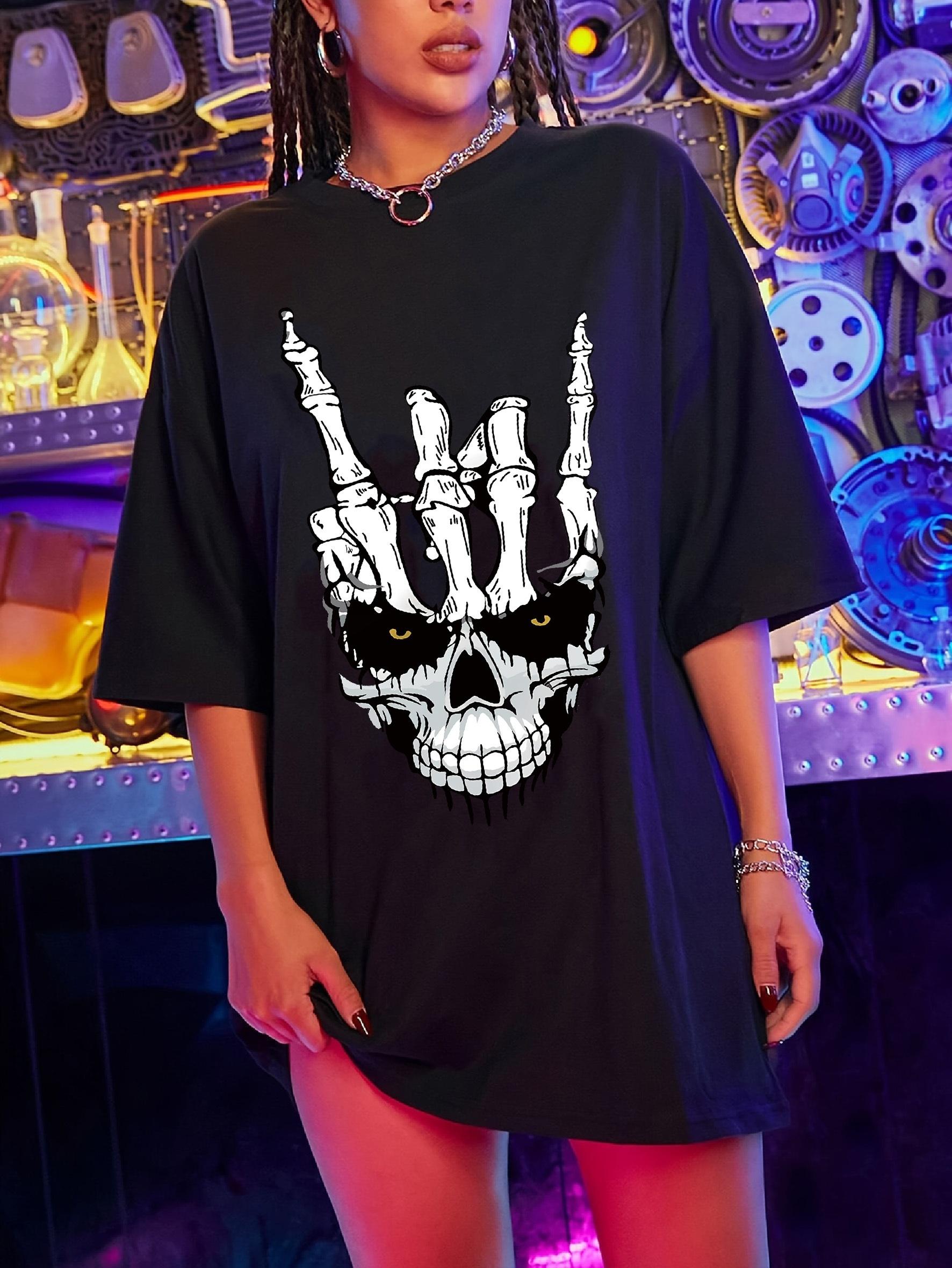 

Fashion Printed Off Shoulder T-Shirt, Spring/Summer Short Sleeved Round Neck Casual Top, Women S Clothing 5XL різнокольоровий