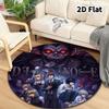 Death Note Round Area Rug Carpet Rug For Living Room Bedroom Sofa Playroom Decor Nonslip Floor Mat