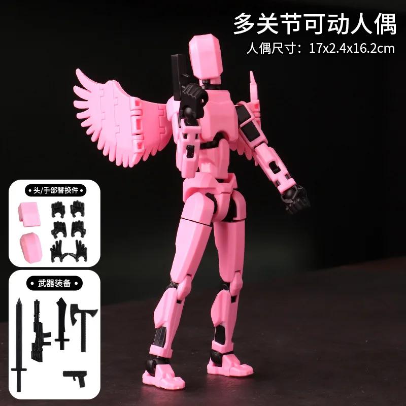 Large Size Lucky 13 Figure Toys Dummy 3D Printed Movable Shapeshift Robot Action Figuras DIY Mannequin Decompression Toys
