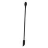 Makeup Spatula Tool Double Side Silicone Mini Lengthened Slim Jam Spatula (Black)