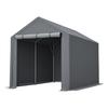 Multifunctional Equipment House Dark Grey Bicycle Garage, Garden House, Tool Tent, Storage Tent – 296x190x200cm