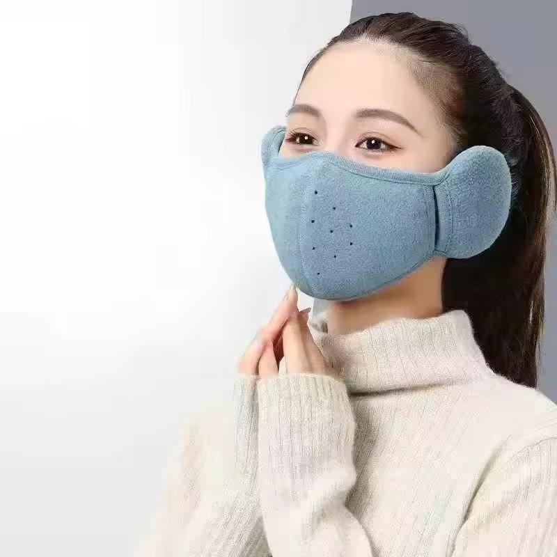 Winter Mask Warm Mask, Full Cover Face Mask Outdoor Windproof Mask, Breathable Thickened Dustproof Reusable Mask