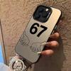 Luxury Six Seven 67 Phone Case For iPhone 16 15Case iPhone 13 12 14 11 Pro Max 16 Plus 16E 17Air Silicone Shockproof Cover