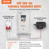 VFD 5HP 4KW 18A 1 or 3 Phase AC 220V Input to 3 Phase AC 0~220V Output