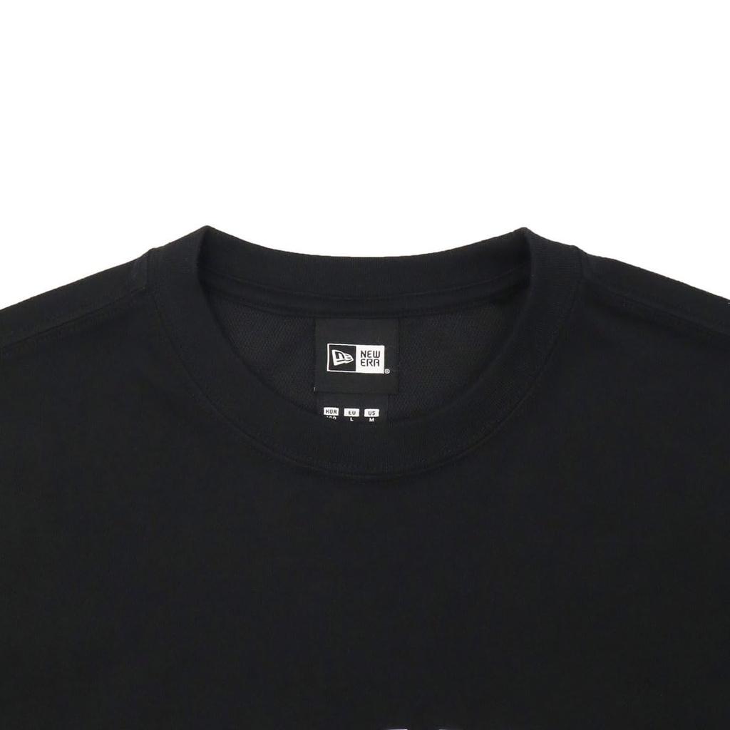 New Era MLB Cooperstown Short Sleeve COO SCRPT RS42 Korea Design T-Shirt, Black, Medium, NEYYAN, Black, JP,