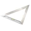 Multifunctional Stainless Steel Triangle Ruler: 90° & 45° Angles for Woodworking