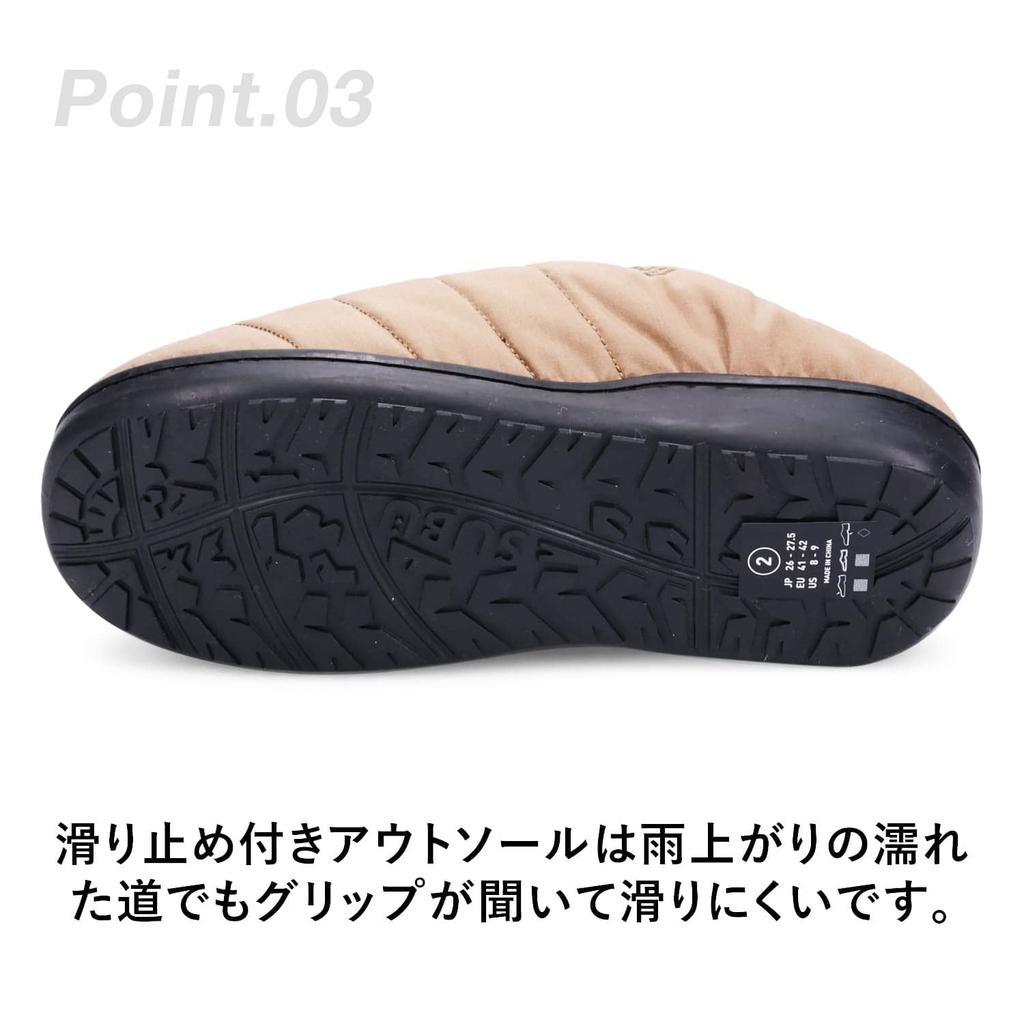 NANGA SUBU 2022 Takibi Winter Sandals (COYOTE, 23-point measurement, 0-centimeter measurement)