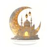 Ramadan Eid Mubarak Ornaments Multi-Purpose 2D Acrylic Desktop Ornament Moon Light Tabletop Decorations for Muslim Festival