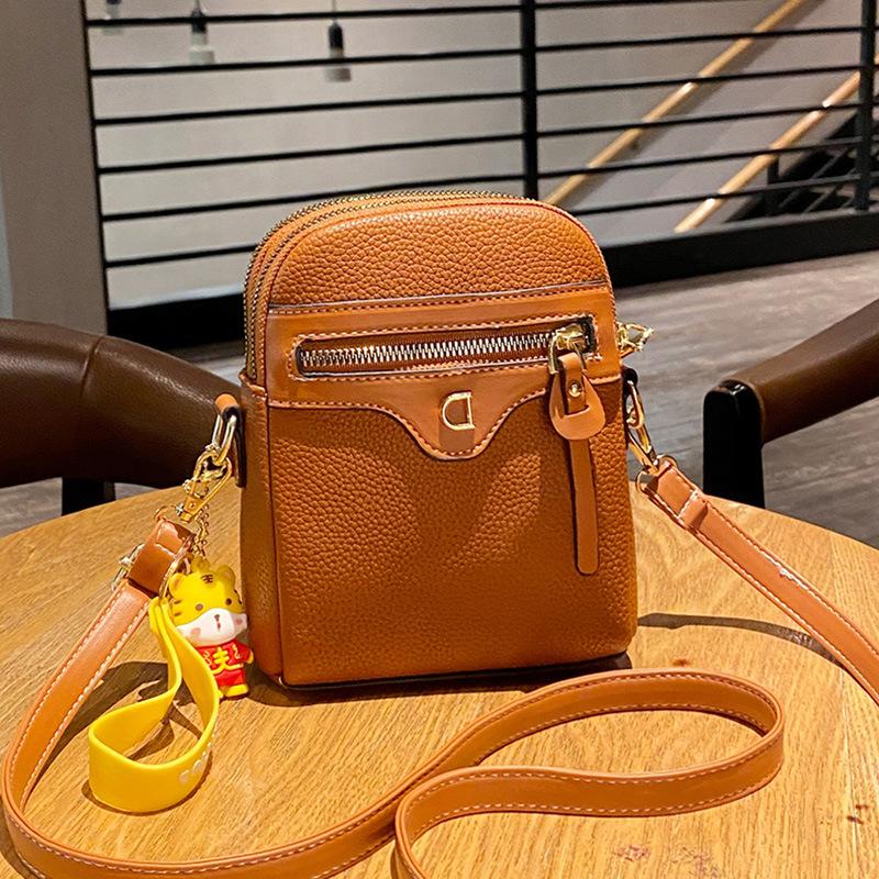 Summer mobile phone bag women's oblique span bag 2025 fashion small satchel women's lightweight mini small bag women