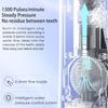 Oral Irrigator USB Rechargeable Water Flosser Portable Dental 4 Nozzles Water Jet Teeth Cleaner