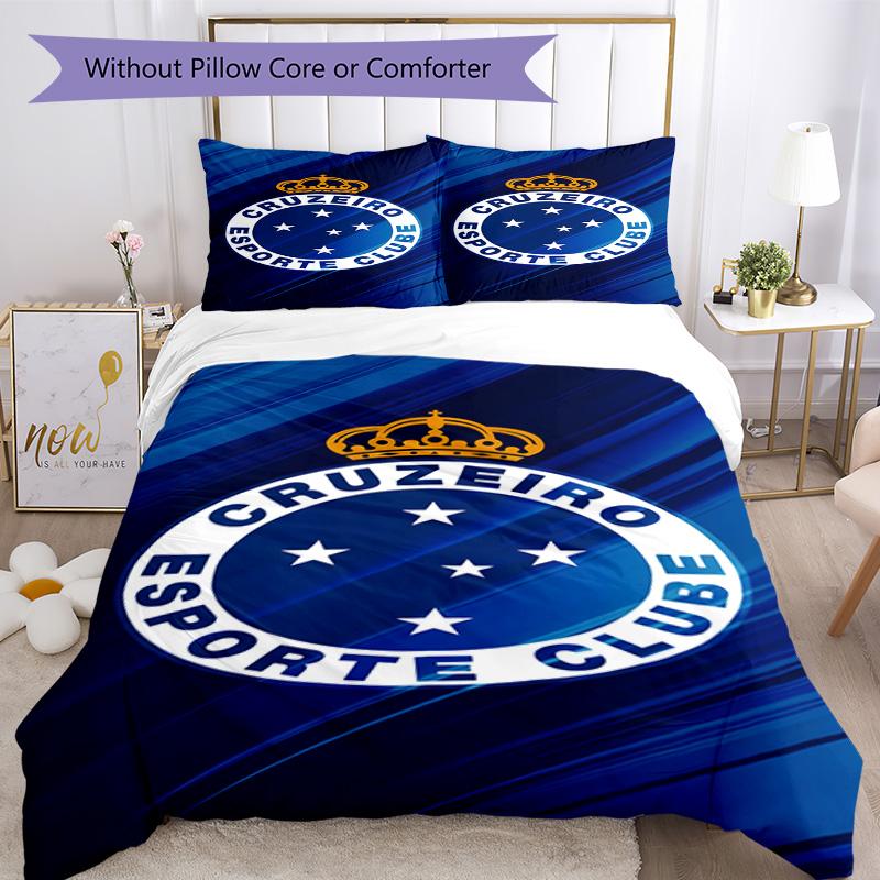 Fc Esporte Printed Pattern Duvet Cover Set – includes 1 duvet cover and 2 matching pillowcases Bedroom decor Christmas gifts