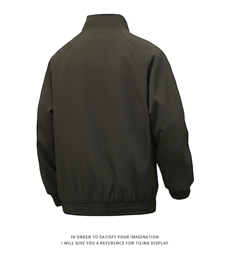 2025 Men's Trendy Corduroy Jacket - Handsome Coach Outerwear for Spring & Autumn