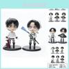 Unique Attack On Titan Eren And Levi Pvc Figures 10cm Gashapon Toys For Stylish Home And Car Decoration