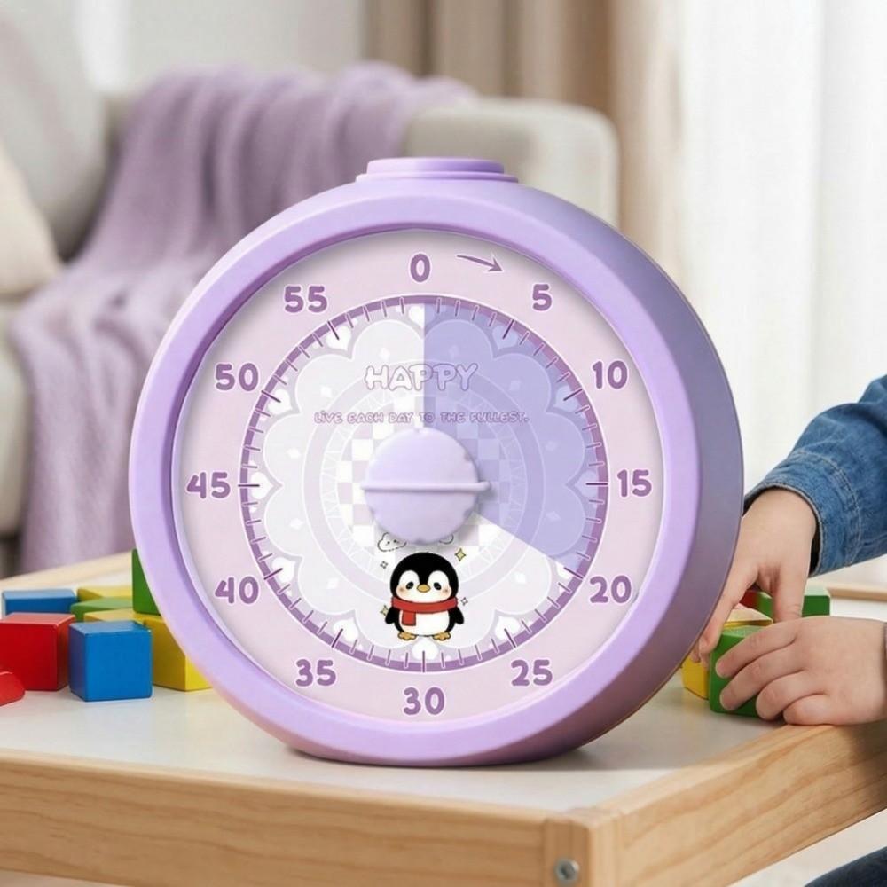 Multifunctional Visual Timer Silent Operation Kitchen Timer Countdown Alarm Clock  Study Tool
