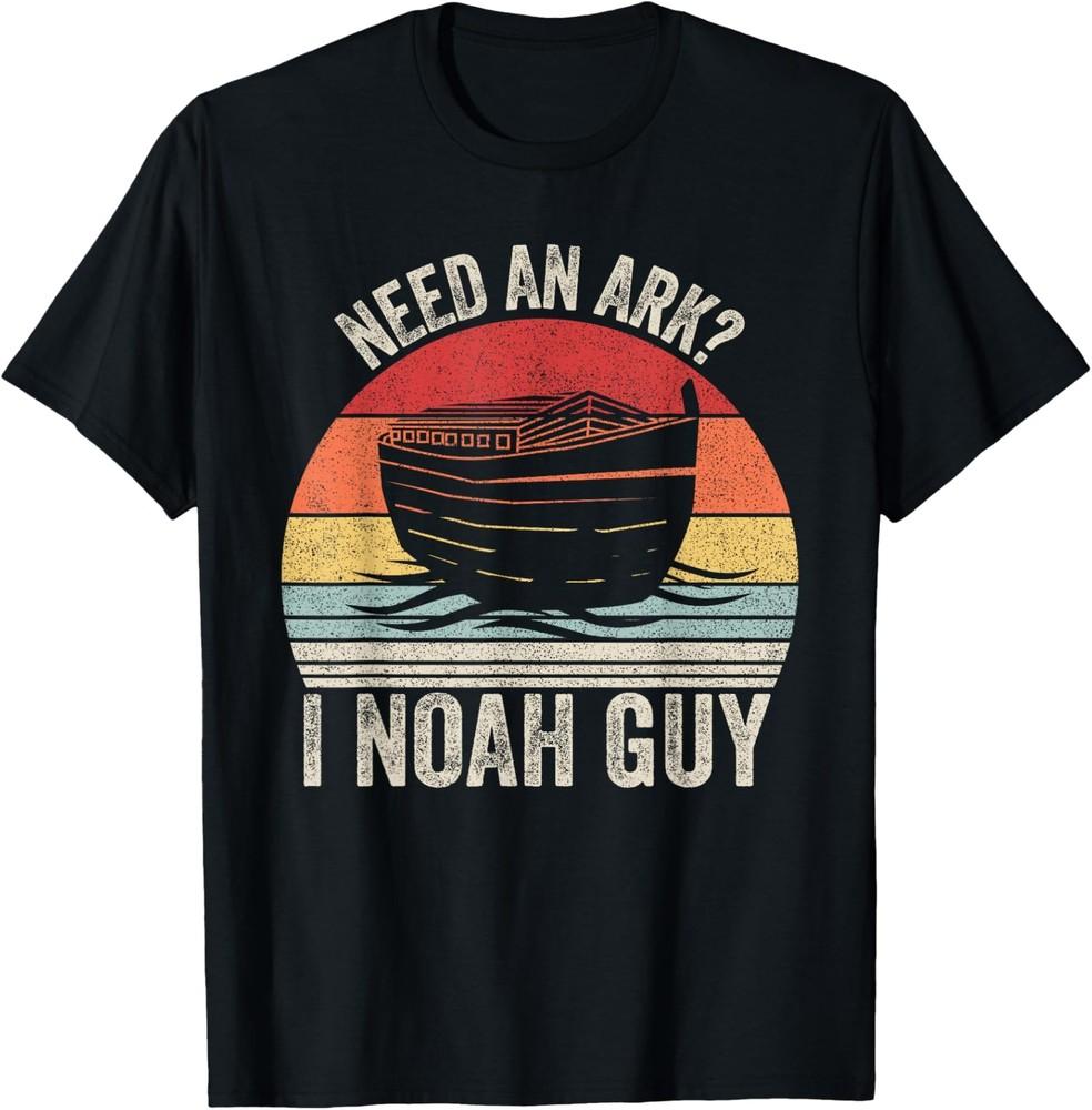Catch Some Rays Retro Need An Ark? I Noah Guy Christian T-Shirt