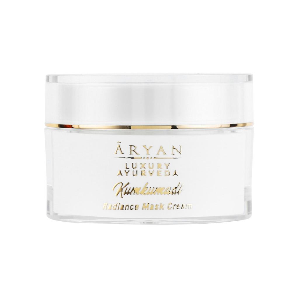 Kremowa maska ​​rozświetlająca skórę z Kumkumadi (30 gramów), Kumkumadi Radiance MaskKrem, aryjski