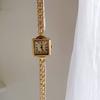Retro-Style, ExquisitePetite Square-Shaped Thin Strap Women'S WatchBracelet StyleMetal Band ModelProfessional Women'S Watch.