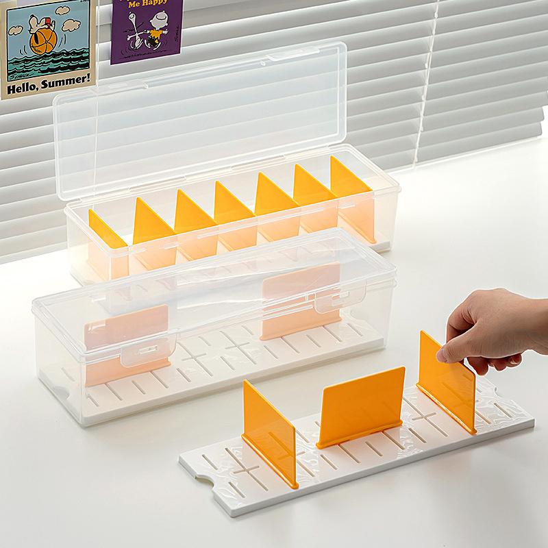 Ultraman Card Storage Box Transparent Square Clamshell Yu-Giu King Card Storage Box Large Capacity Sorting Box