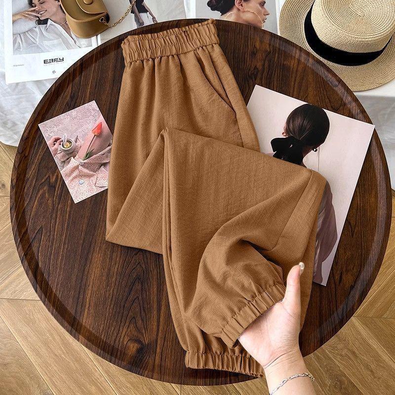 Pantaloni da Jogging Unisex in Seta di Ghiaccio Anti-Zanzare ad Asciugatura Rapida - Traspiranti, Leggeri e Comodi per Tutte le Stagioni