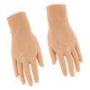 1 Pair Silicone Male Hand Model Simulation Silicone Artificial Hand Model Reusable Mannequin Hand for Festival Props