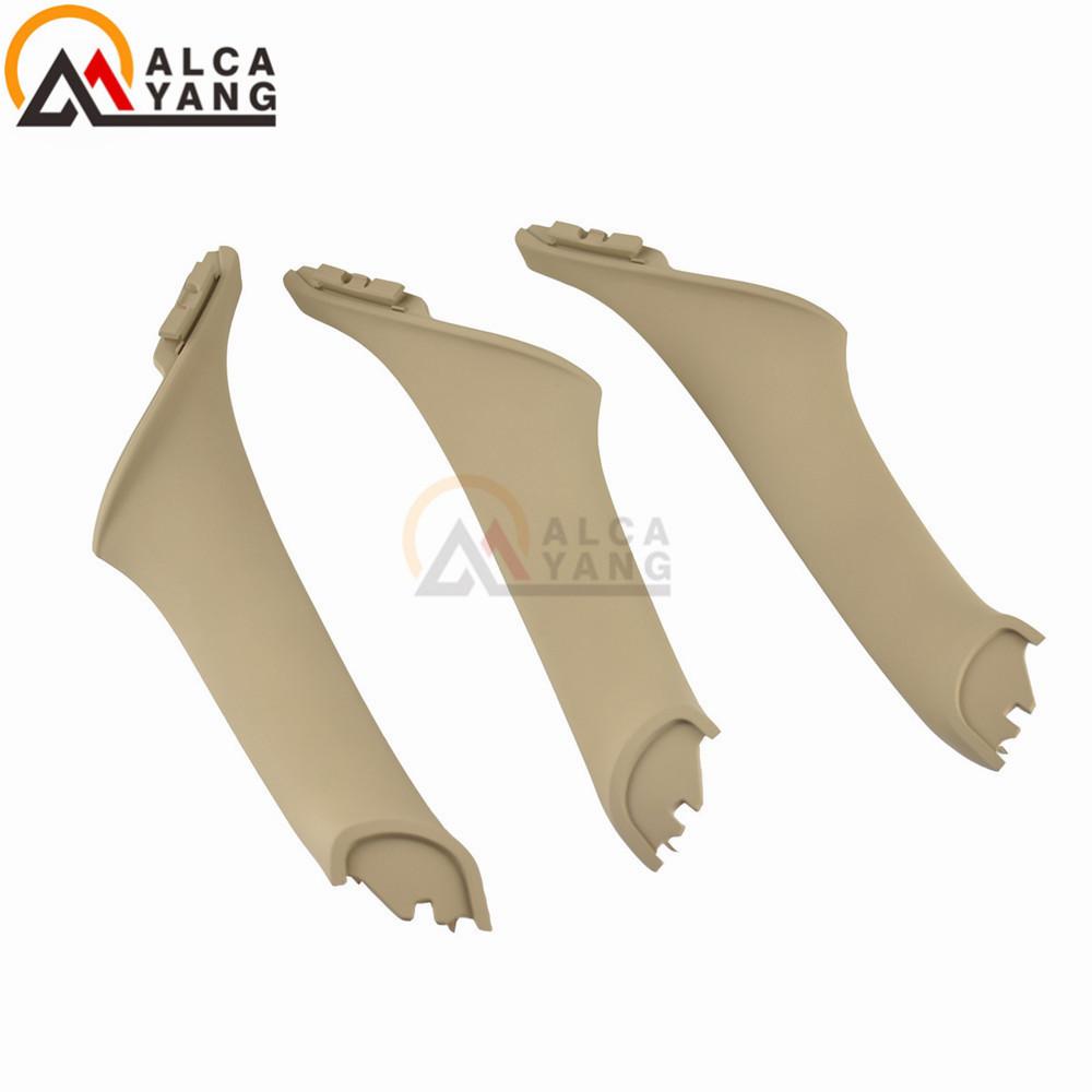 4/7PCS Set Rechtslenker RHD Für BMW 5 series F10 F11 520 525 Rot Wein grau Auto Innen Tür Griff Inneren Panel Pull