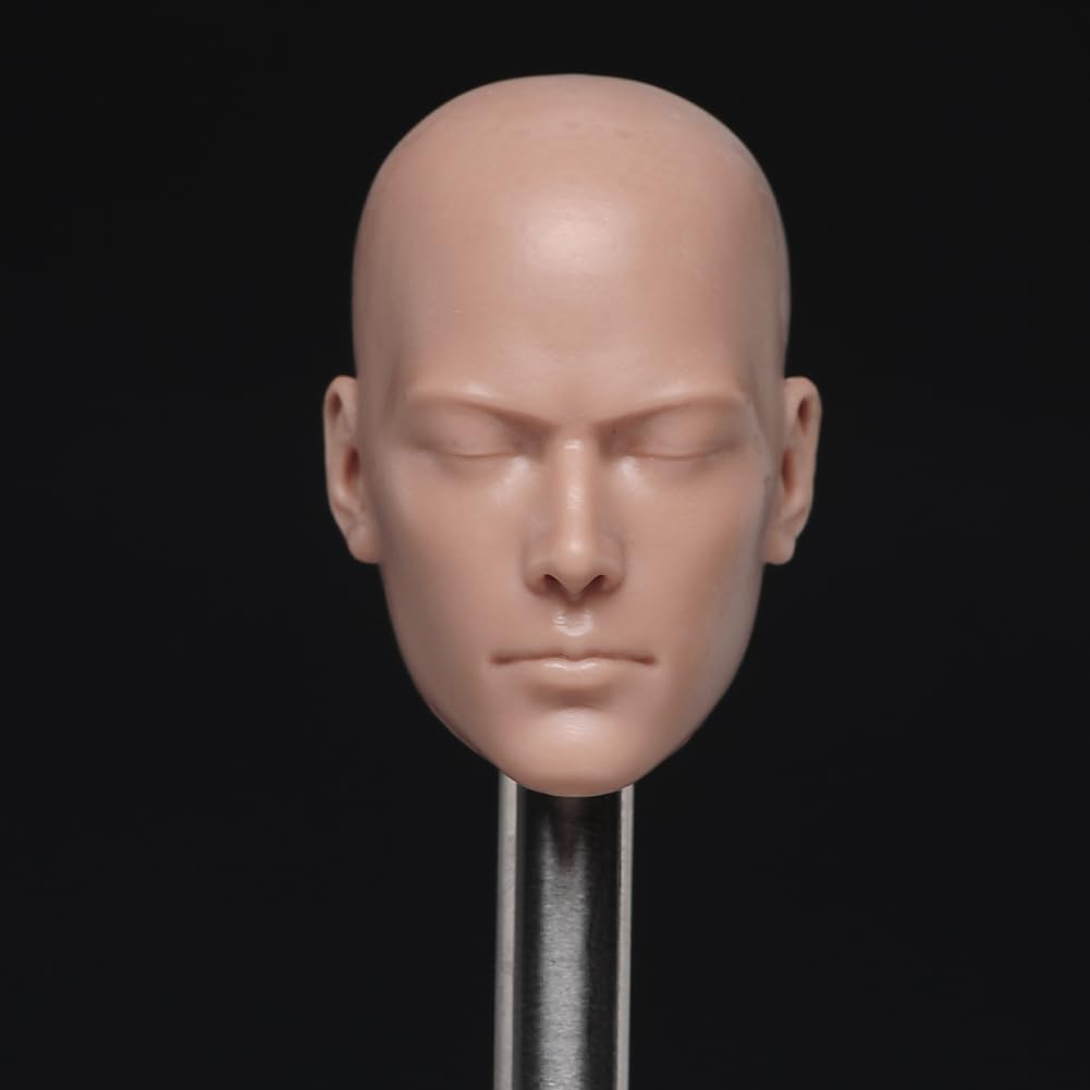 1/6 Scale Male Head Sculpt Monk Bald Man Head for 12inch Phicen,TBLeague Action Figure