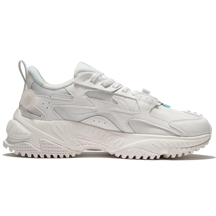 Zapatillas Deportivas Casuales de Caña Baja Li Ning Chiikawa Classic Cushioning para Mujer Blancas Azules AGCS090-3