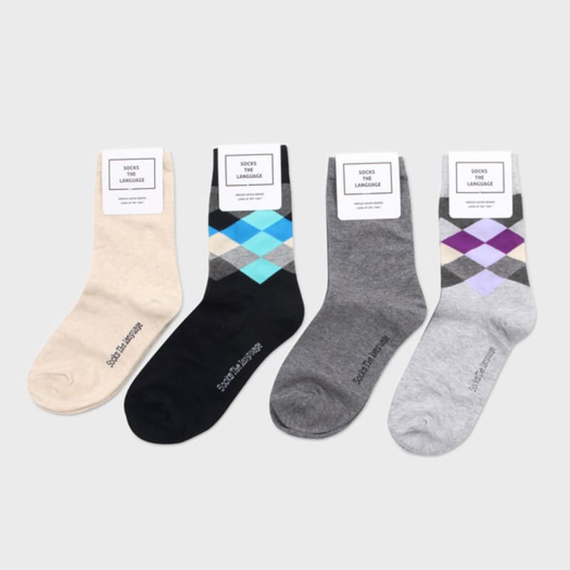 SOCKS THE LANGUAGE I Can Do It (4-set of Socks)