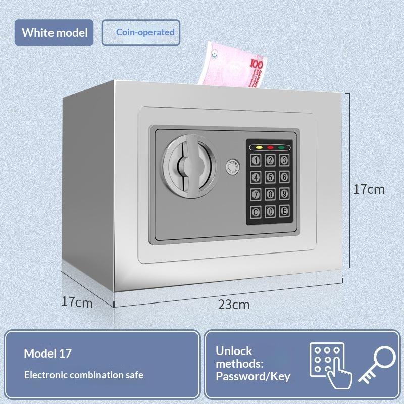 Kompakte Kleine Digitale Tresorbox Passwortsperre 1 Stück Diebstahlschutz Sparschwein Tragbare Bargeld-Münzaufbewahrungsbox für Reisen Kindergeschenk Zuhause