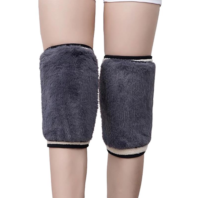 Winter Warm Knee Pads For Women Leg Warmers Men Old People Cold Leg Arthritis Knee Pad Knee Support Plush Knee Protector