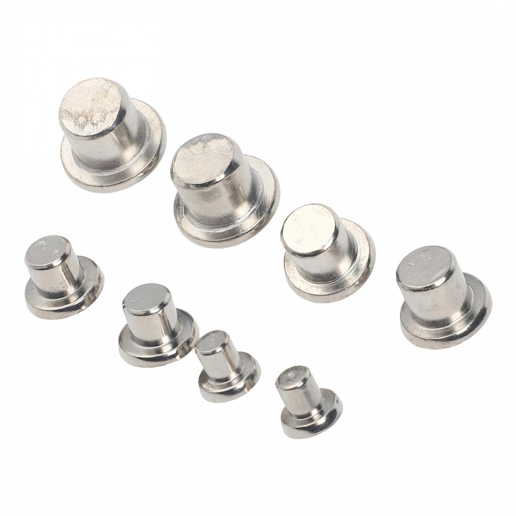 Solid And Hollow Styles Dowel Center Pins 8-piece Pack Metal Construction