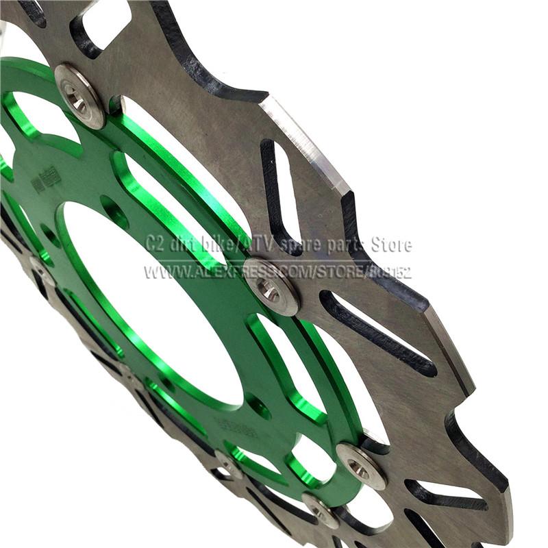 Front Floating Brake Disc Rotor Plate 320MM Oversize  Fit For Dirt Pit Bike Racing Motorcycle Supermoto