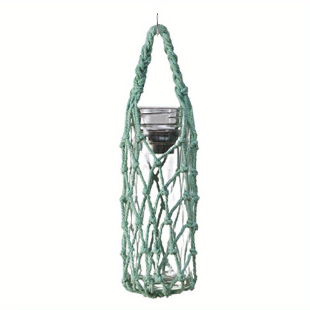Borsa a rete per tazza d'acqua portatile Copertura per borraccia Manicotto per tazza Custodia Borsa visibile Campeggio all'aperto Rete portaombrello Accessorio per tazza