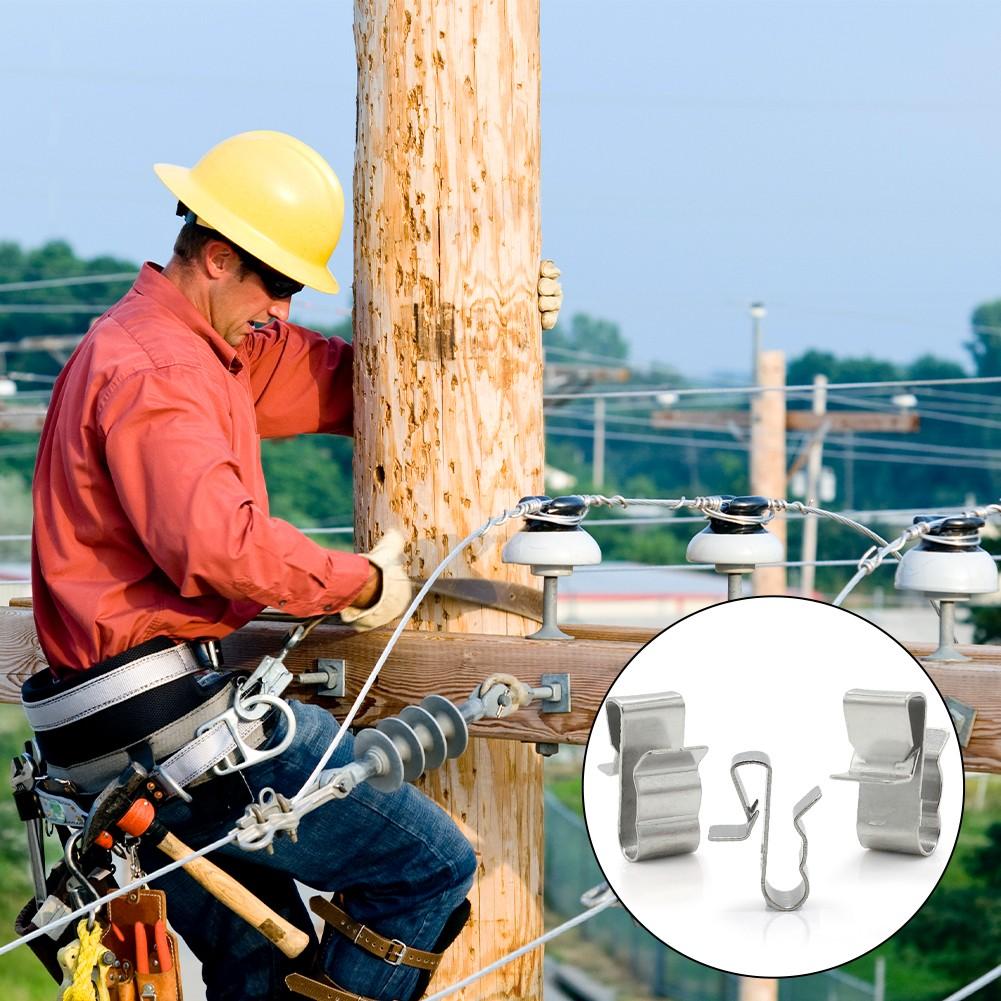 Stainless Steel Solar Panel Cable Clamp PV Cable Clamp Wire Fastener Clamp Manager