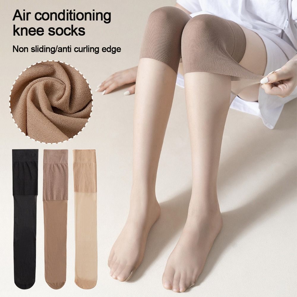 1Pair Casual Women Over Knee Socks Breathable Calf Sock Useful Overknee Long Socks