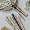 Resin Hair Stick Chinese Hanfu Style Marble Pattern Retro Hairpin Women’s Traditional Hair Jewelry Gift for Her