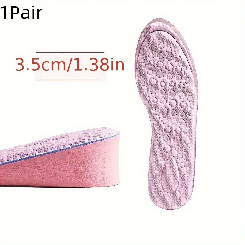 1Pair Height Increased Insoles for Women Shoes Inner Sole Shoe Insert Lift Heel Comfort EVA Heightening Feet Care Insoles