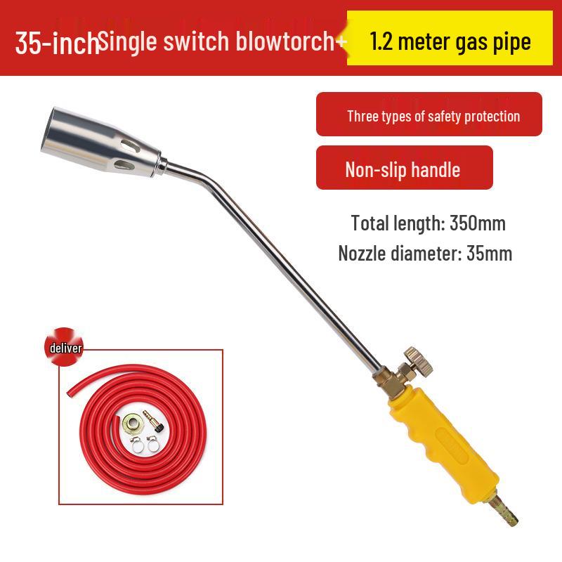 Portable Liquefied Gas Blowtorch for Household Use - Ideal for Singeing Pig Hair and Fire Starting