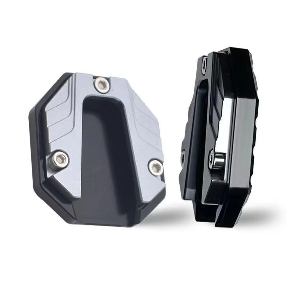 Itisyou Side Stand Plate, Bike Stand, Plate, Bike Side Stand, Plate, Universal (Black)